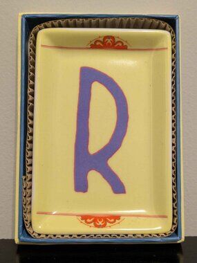 Rosanna R initial trinket tray